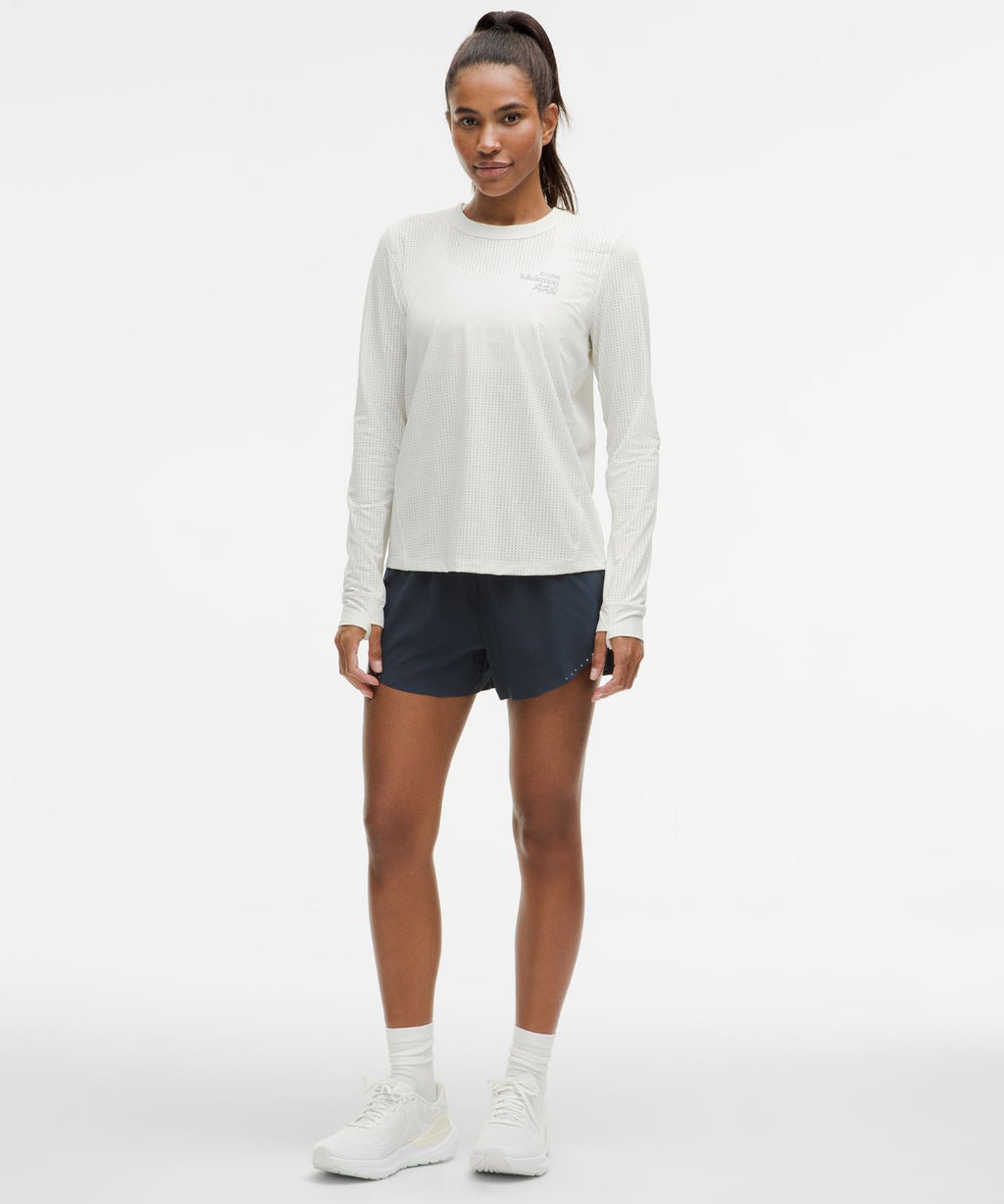 Fast and Free Reflective High-Rise Classic-Fit Short 3" True Navy
