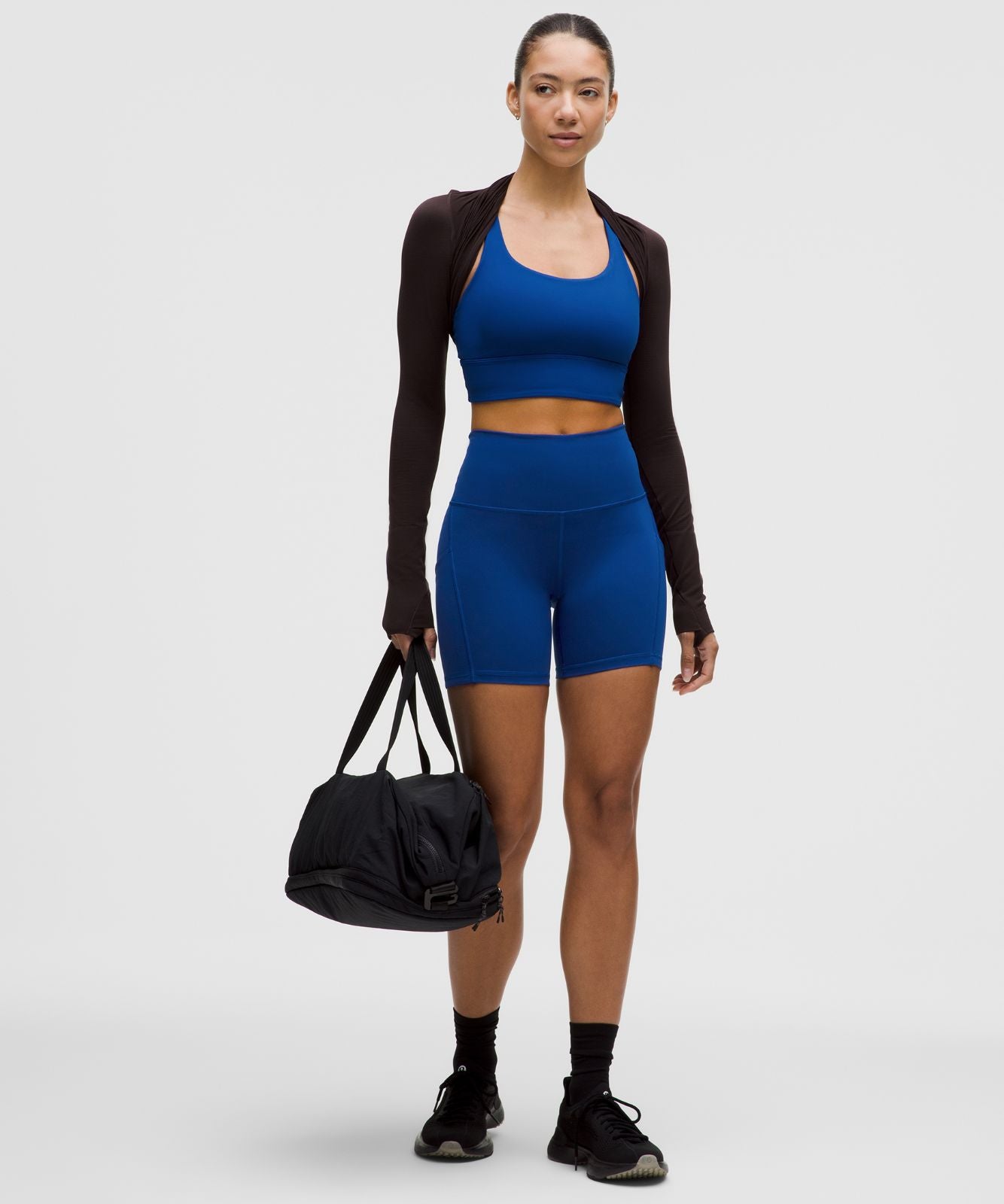 Wunder Train High-Rise Short with Pockets 6" Riverside