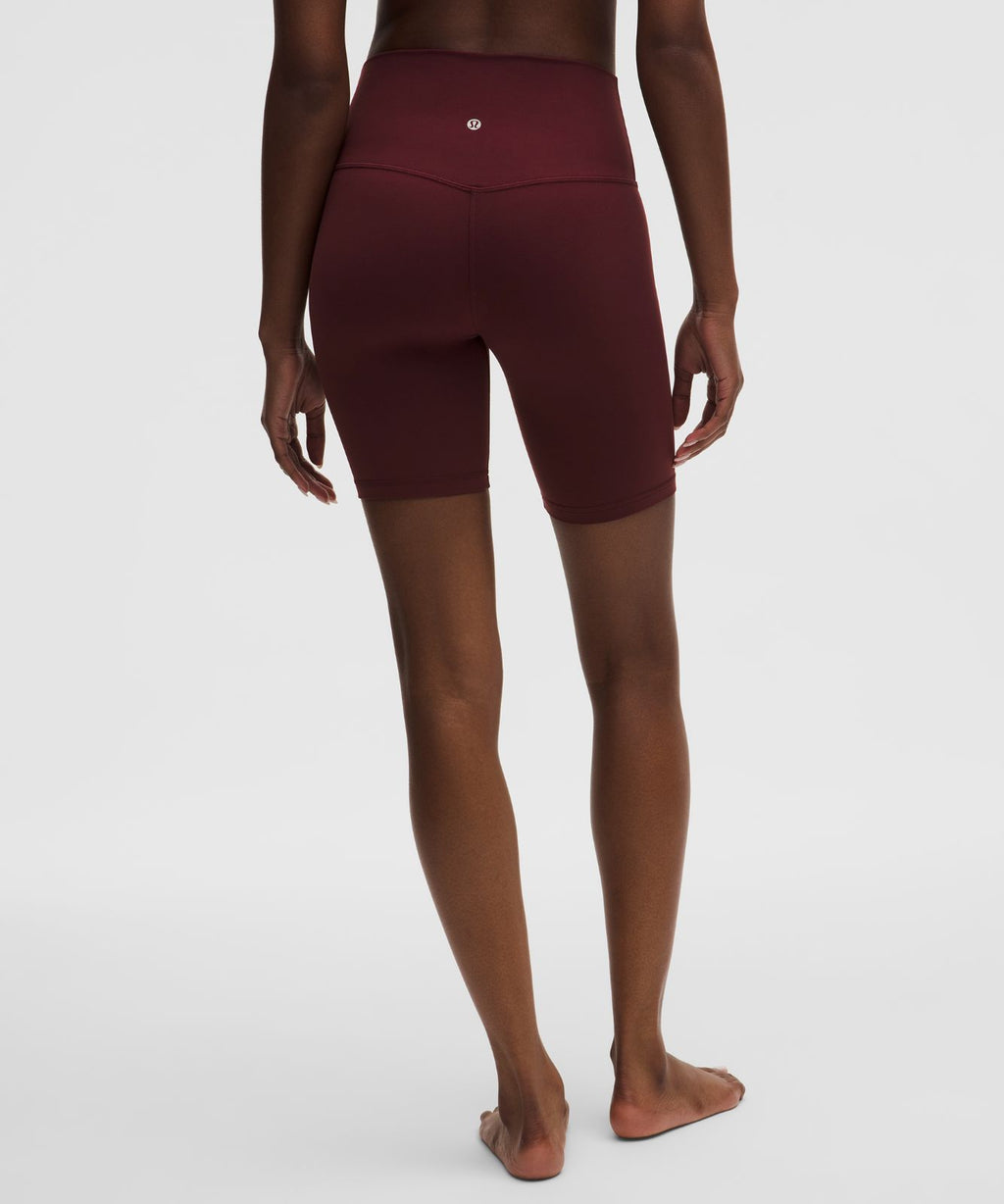 lululemon Align™ High-Rise Short 8" Burgundy Bay