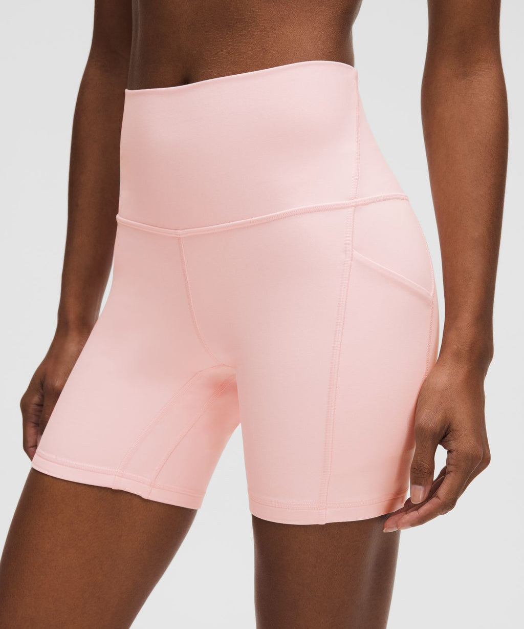 lululemon Align™ High-Rise Short with Pockets 6" Pink Pearl