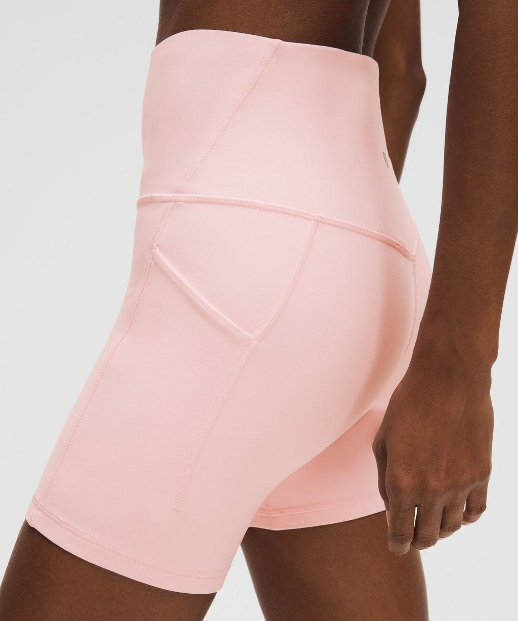 lululemon Align™ High-Rise Short with Pockets 6" Pink Pearl