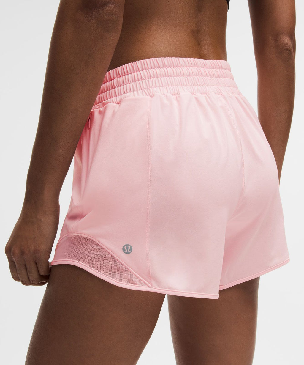 Hotty Hot High-Rise Lined Short 4" Pink Pearl