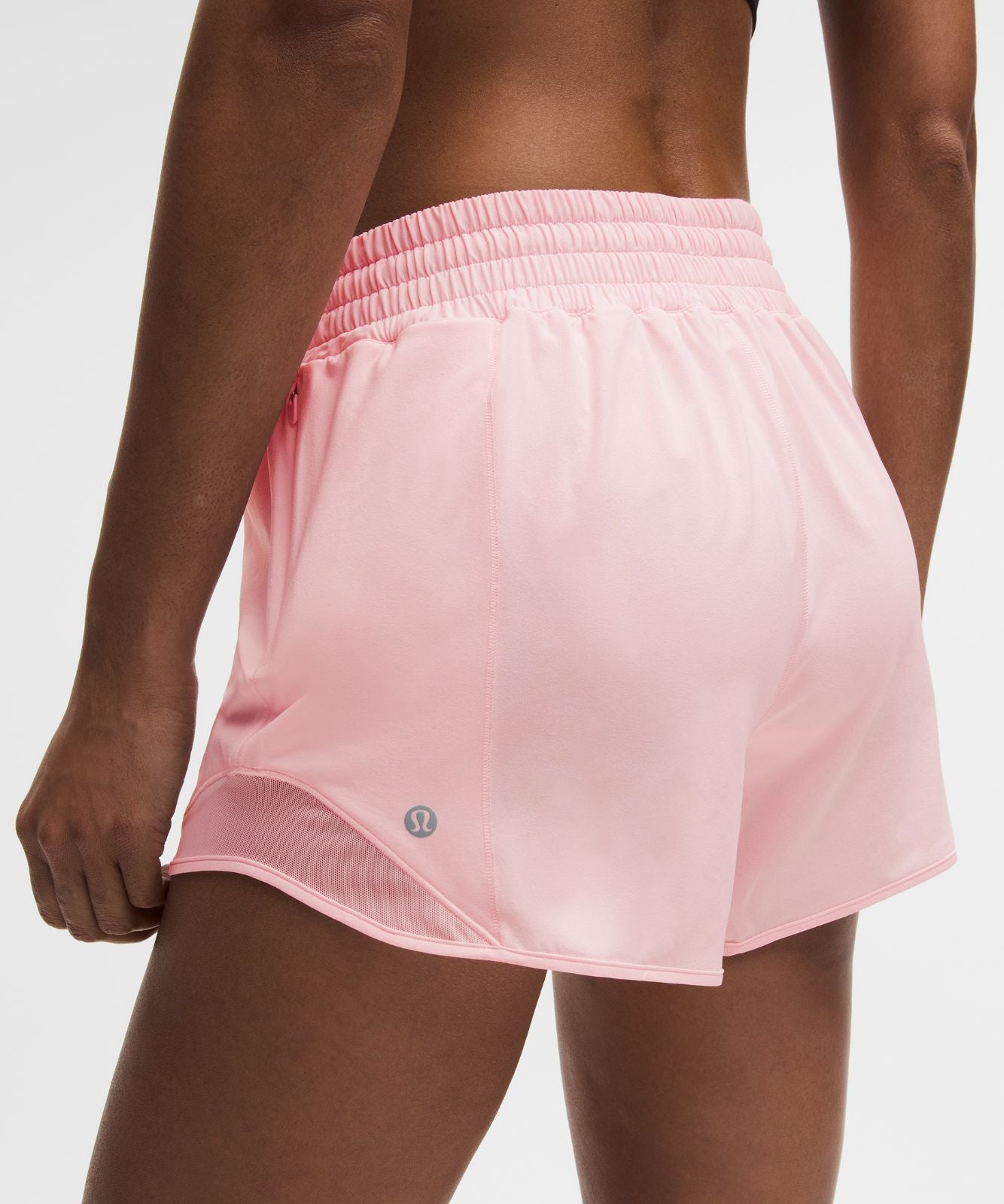 Hotty Hot High-Rise Lined Short 4" Pink Pearl