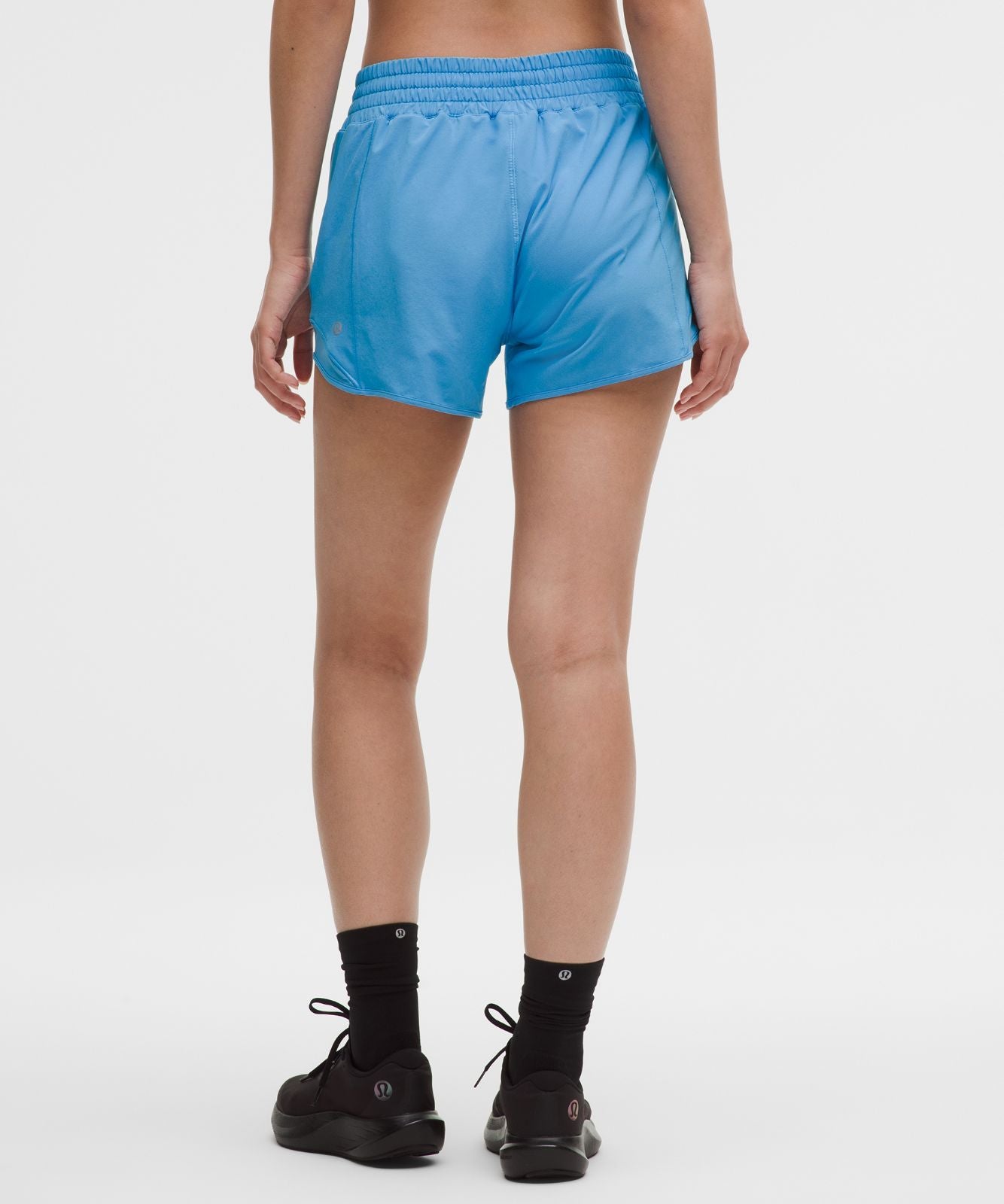 Hotty Hot High-Rise Lined Short 4" Ocean Wave