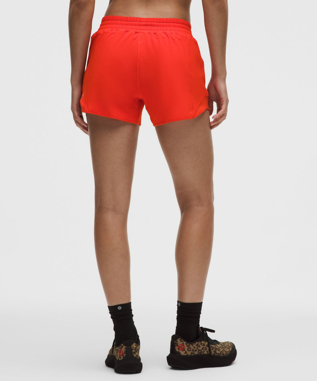 Hotty Hot High-Rise Lined Short 4" Cherry Ember