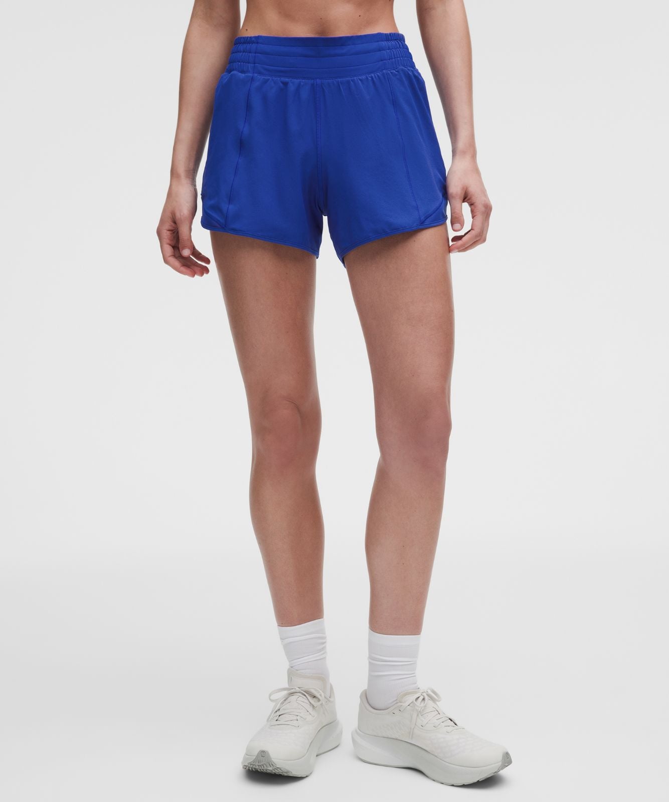 Hotty Hot High-Rise Lined Short 4" Beach Ball Blue