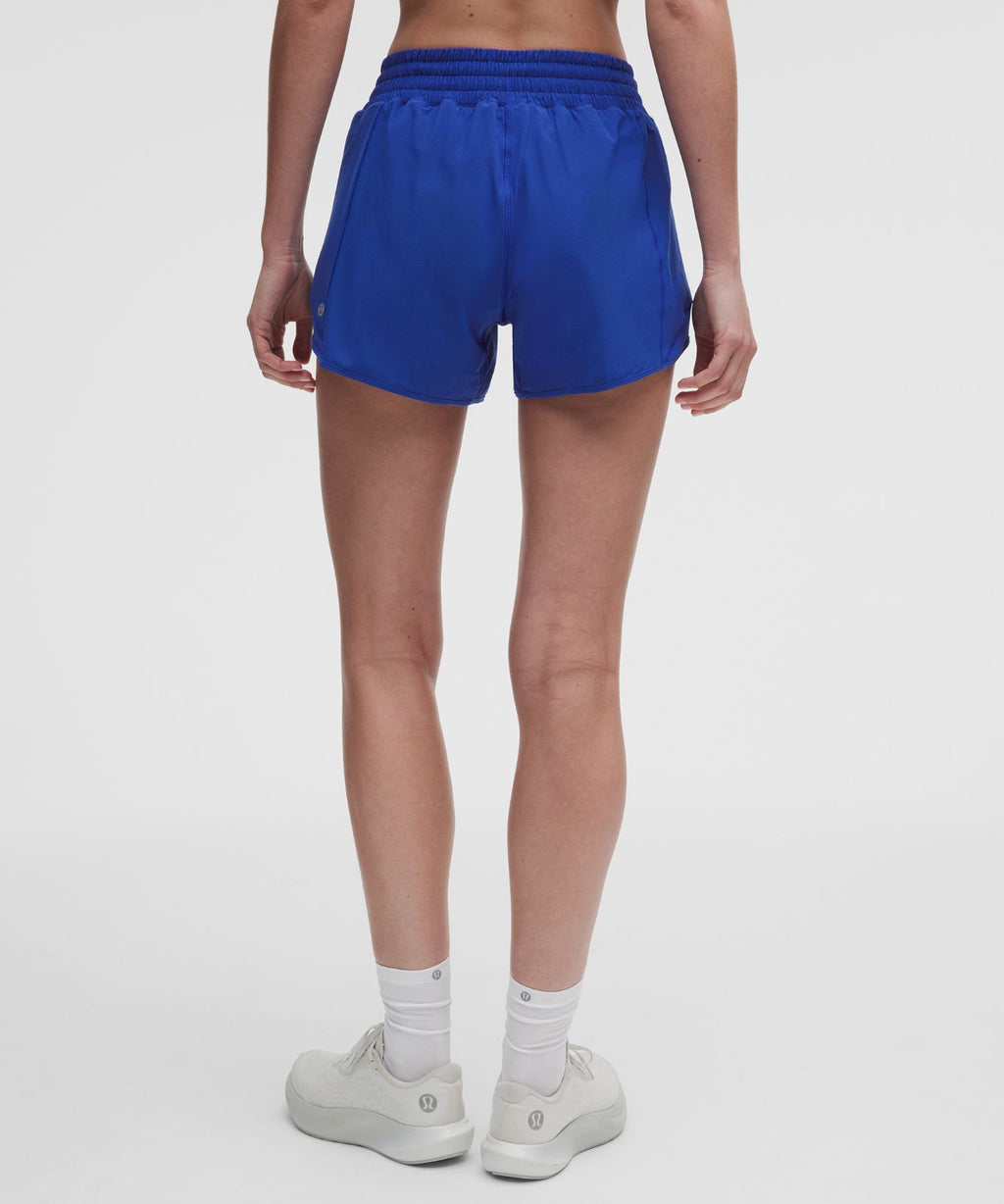 Hotty Hot High-Rise Lined Short 4" Beach Ball Blue