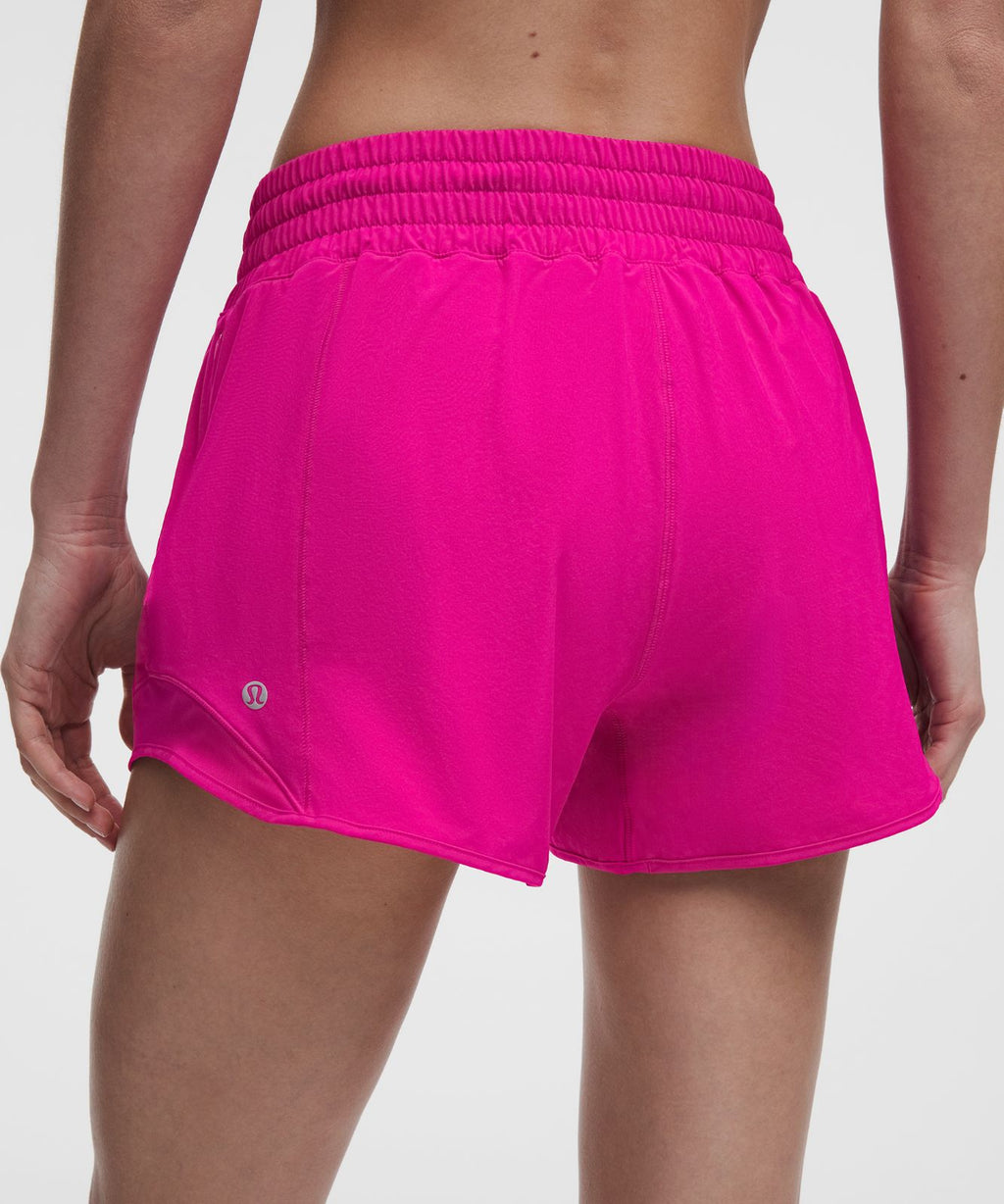 Hotty Hot High-Rise Lined Short 4" Pink Flare