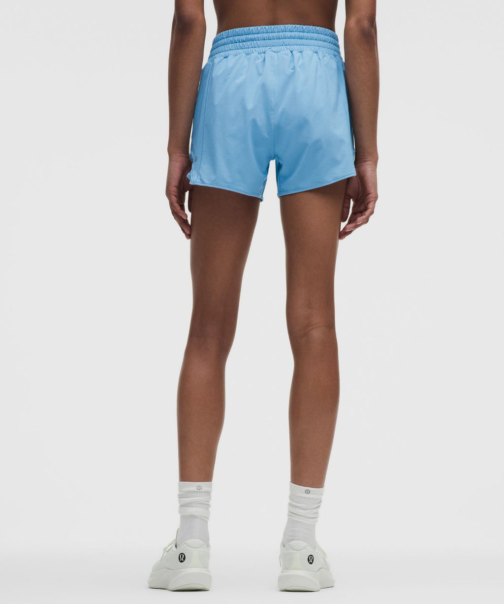 Hotty Hot High-Rise Lined Short 4" Dreamy Blue