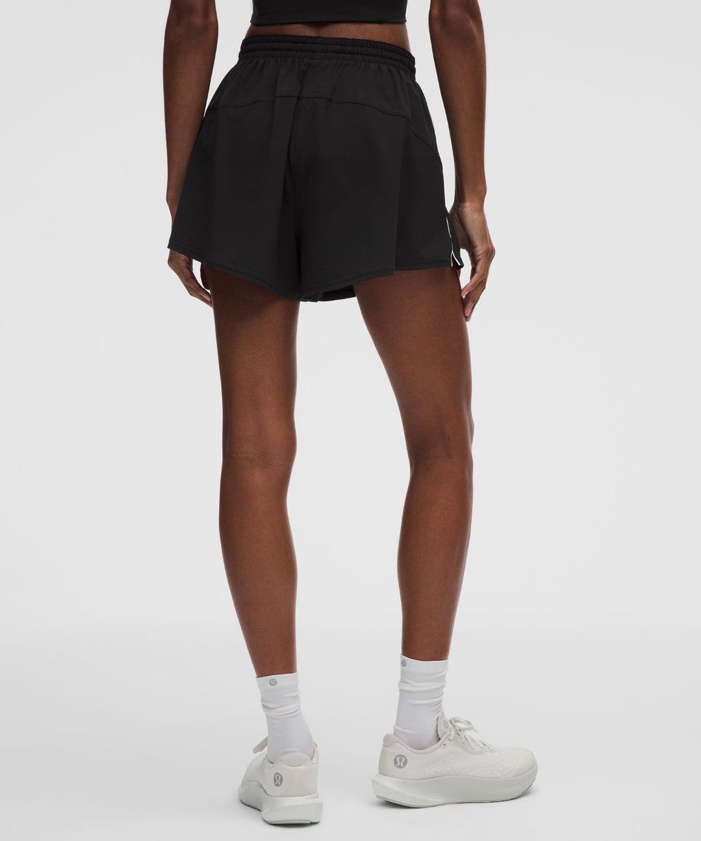 Court Rival High-Rise Short 3" Black/White