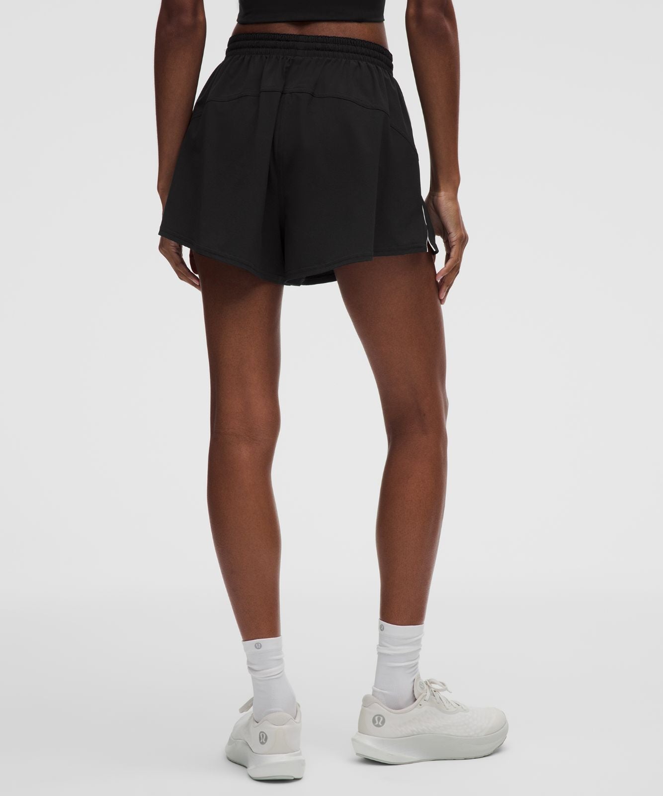 Court Rival High-Rise Short 3" Black/White