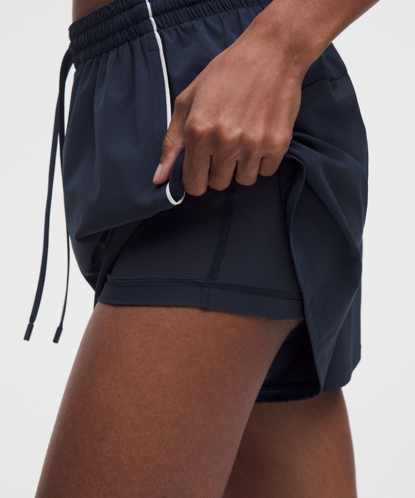 Court Rival High-Rise Short 3" Club Blue/White