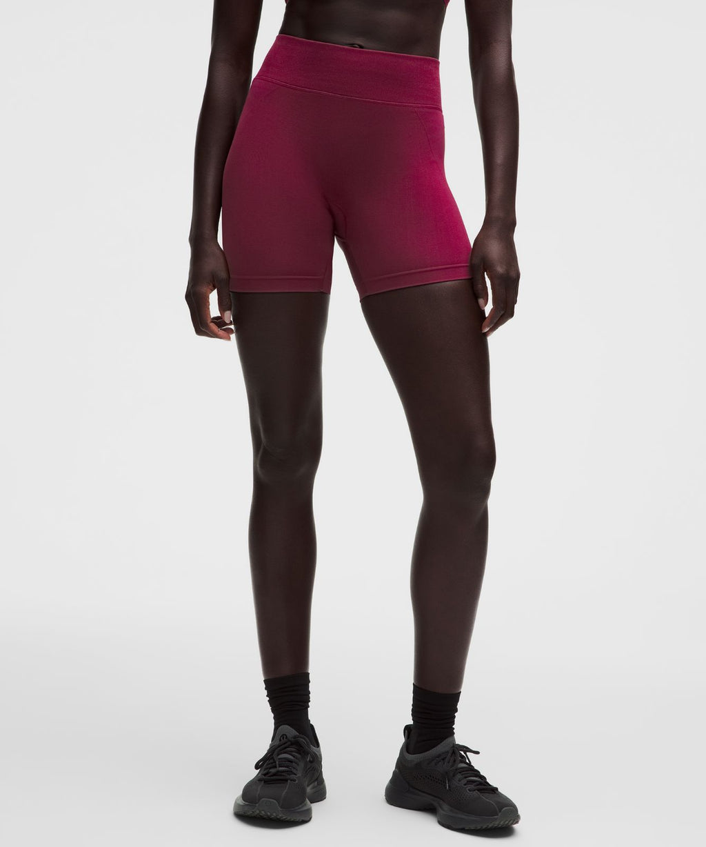 Get Low High-Rise Training Short 5" Raspberry Rave/Berry Red