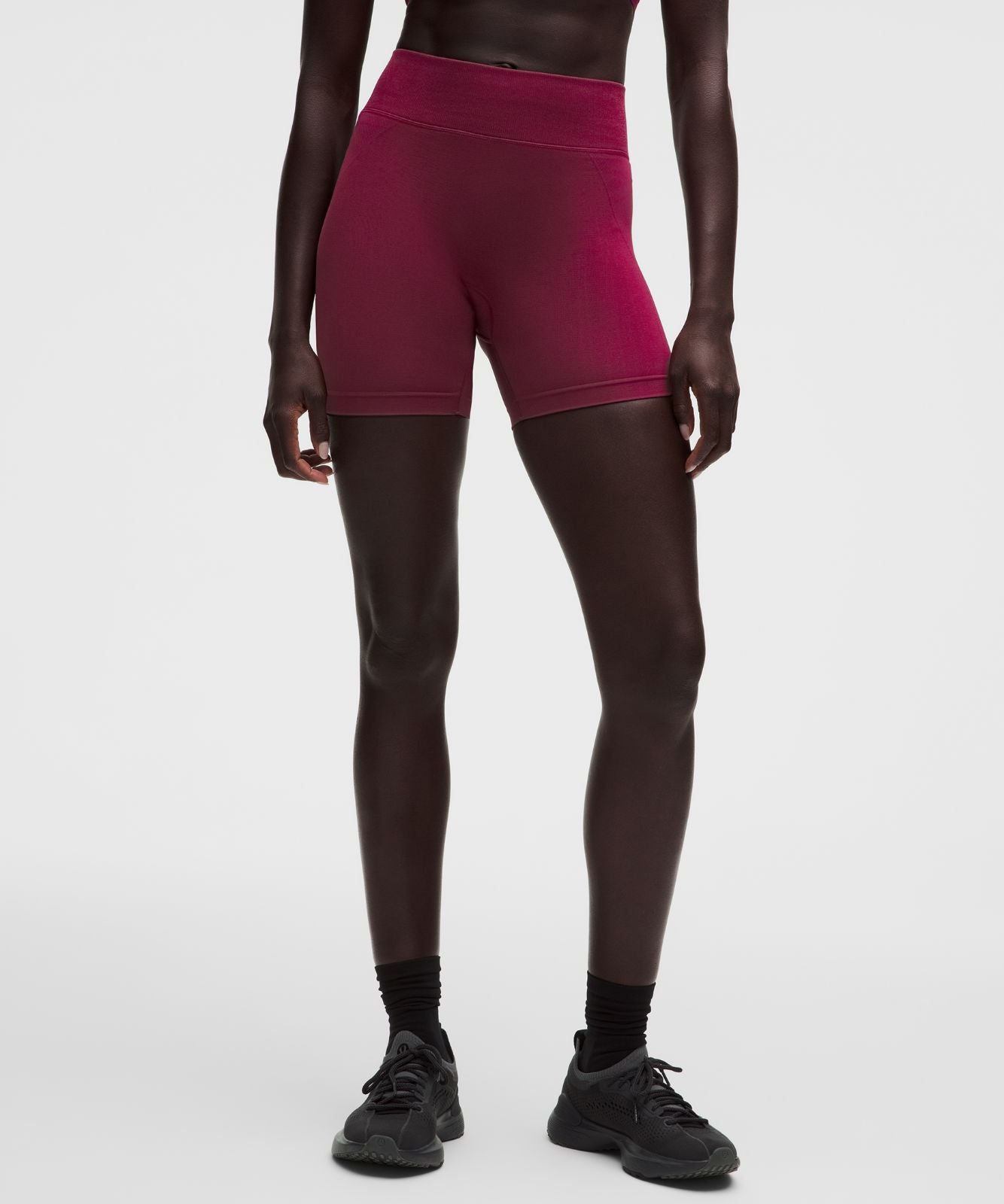Get Low High-Rise Training Short 5" Raspberry Rave/Berry Red