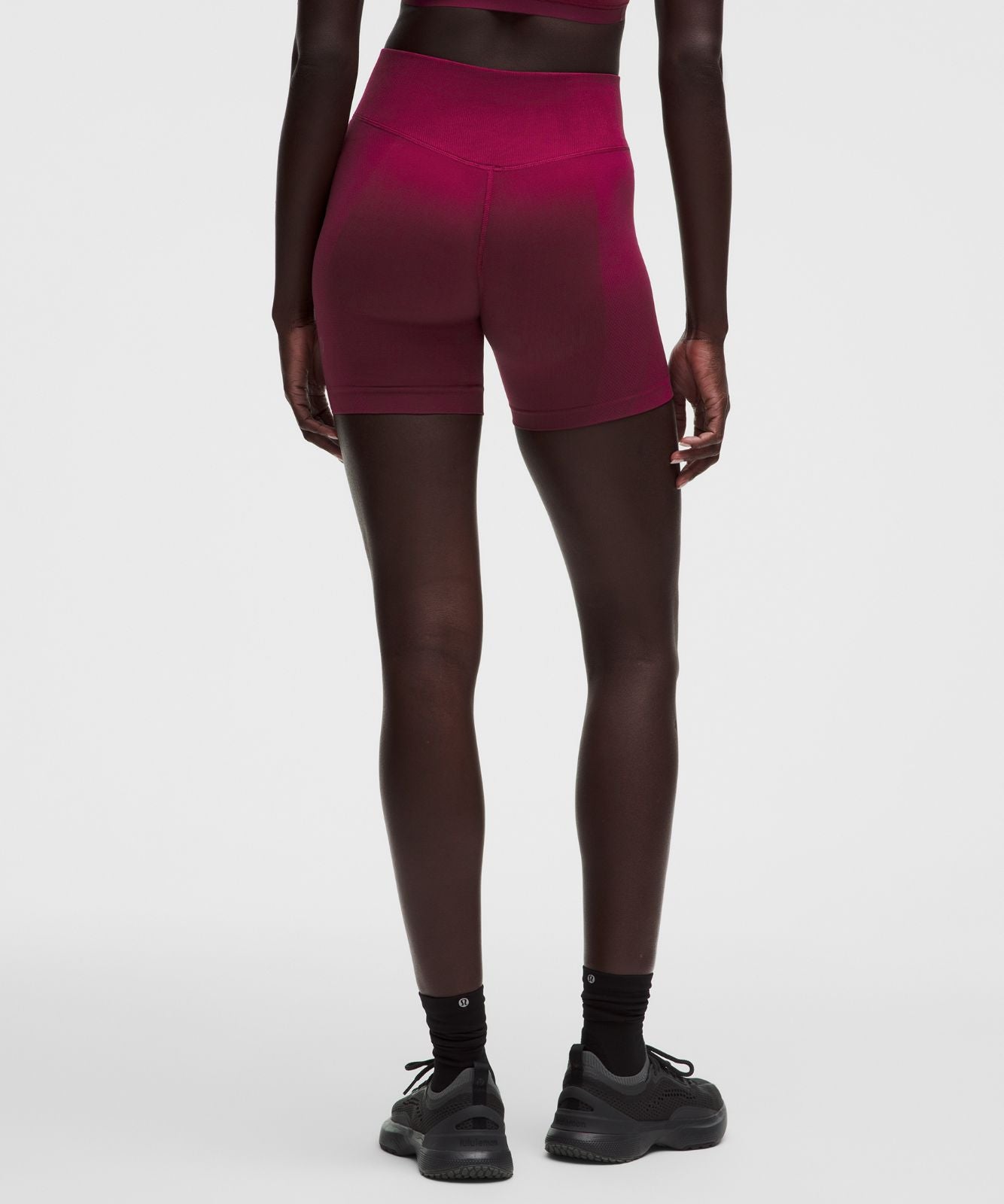 Get Low High-Rise Training Short 5" Raspberry Rave/Berry Red