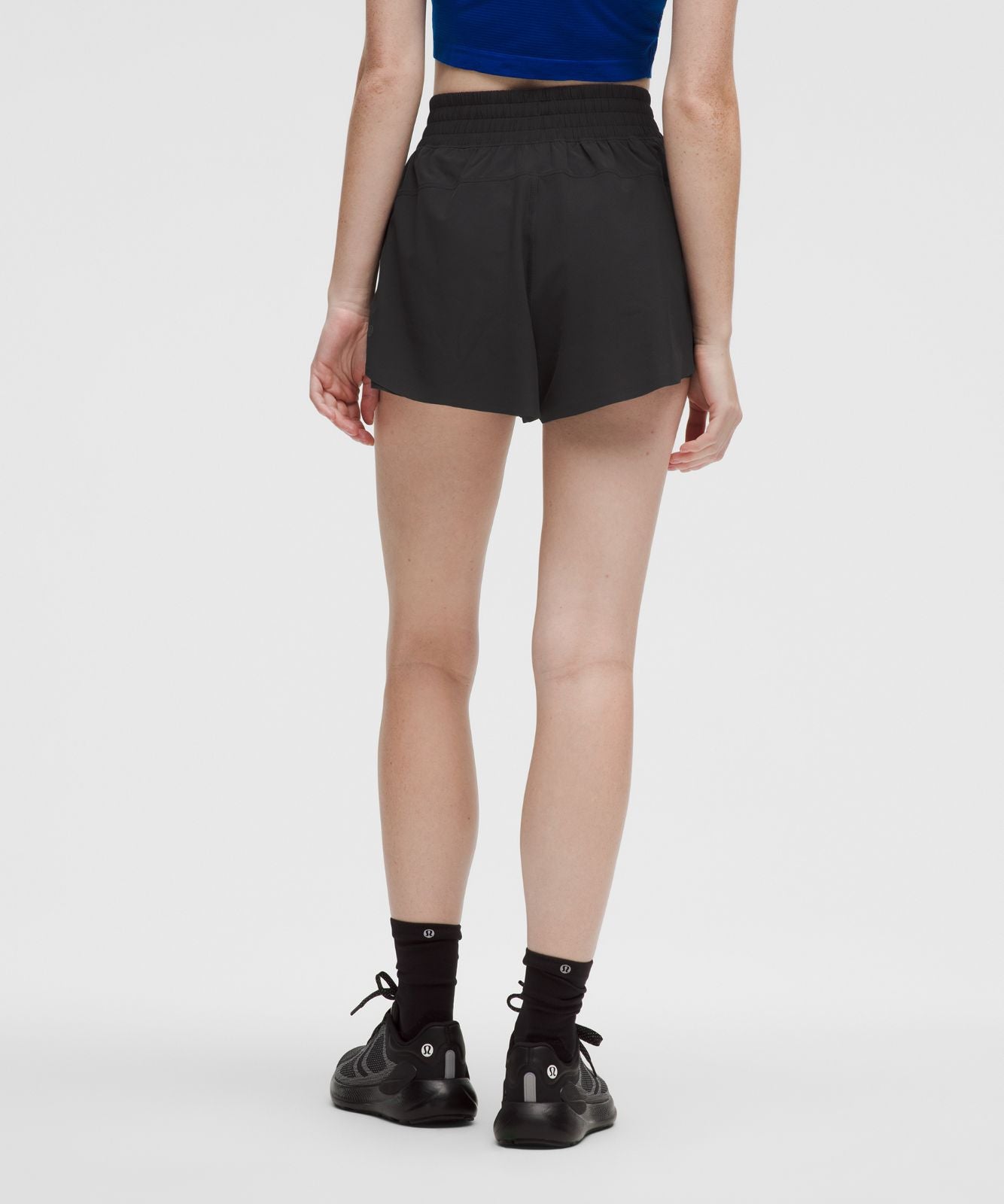 Shake It Out High-Rise Running Short 2.5" Black