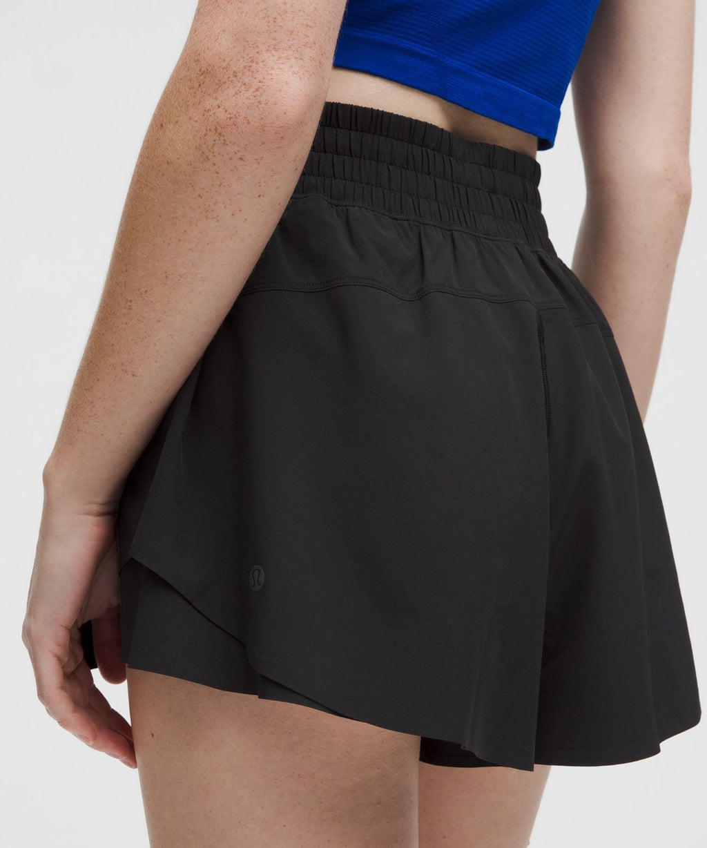 Shake It Out High-Rise Running Short 2.5" Black
