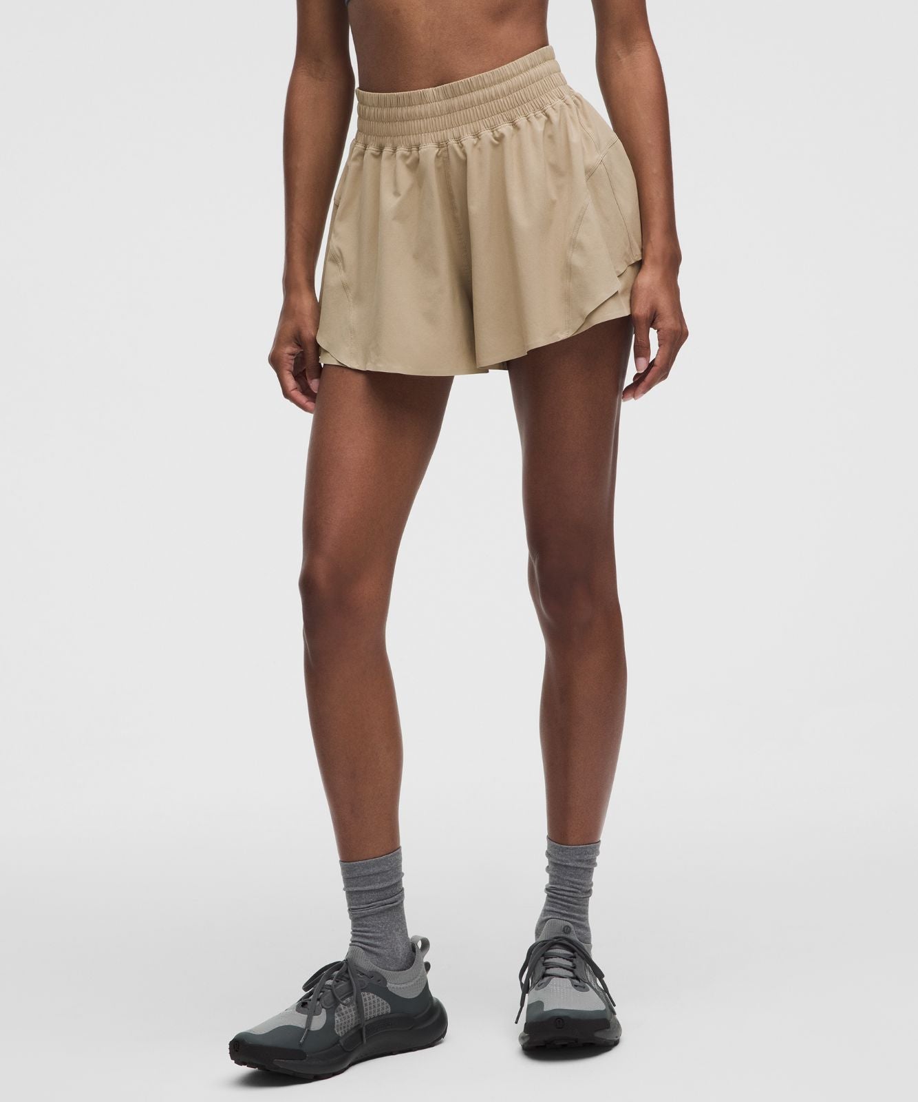 Shake It Out High-Rise Running Short 2.5" Rumble Crumble
