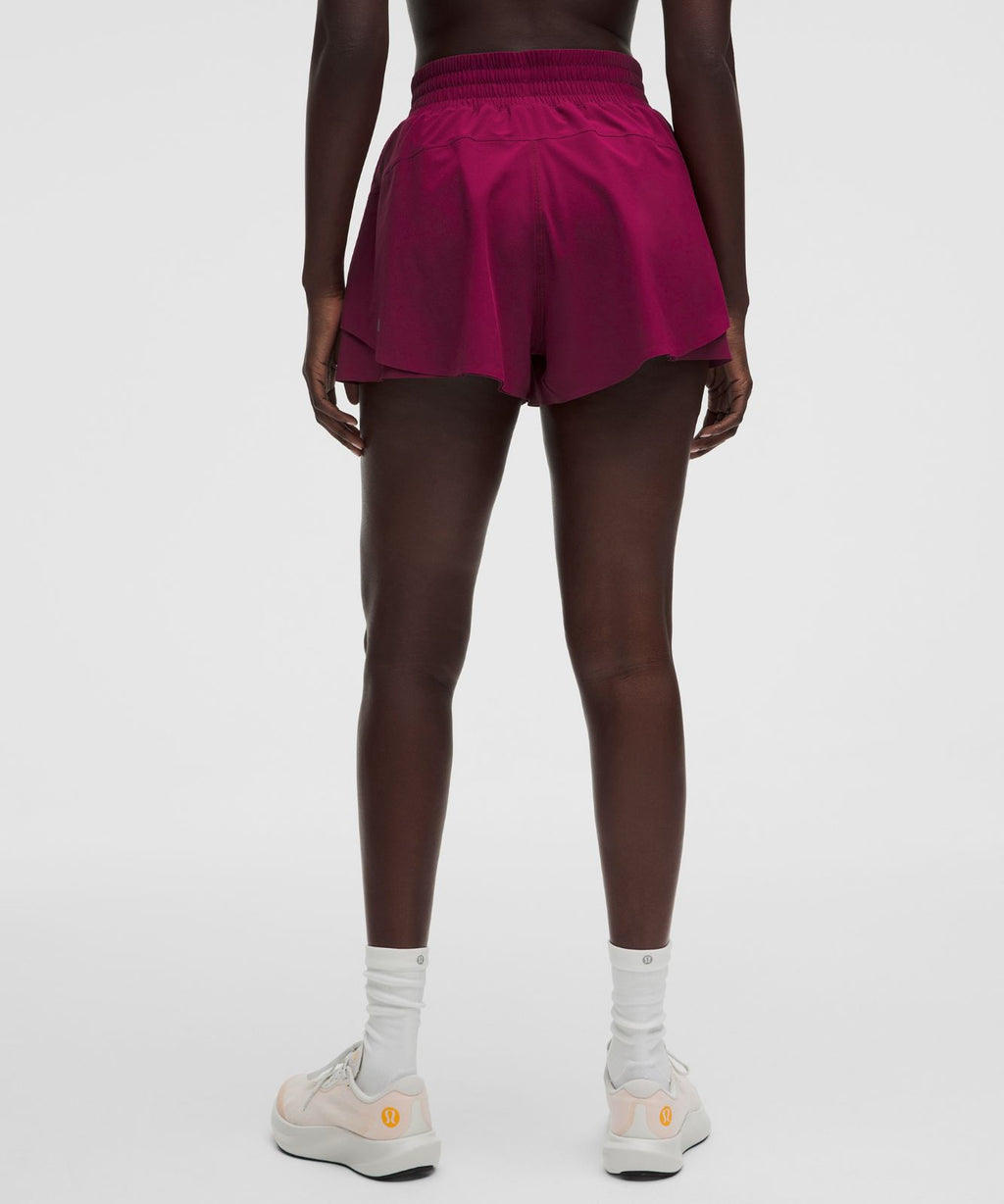 Shake It Out High-Rise Running Short 2.5" Raspberry Rave