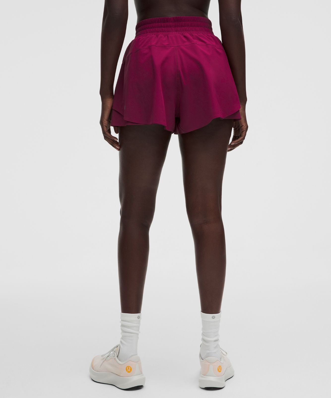Shake It Out High-Rise Running Short 2.5" Raspberry Rave