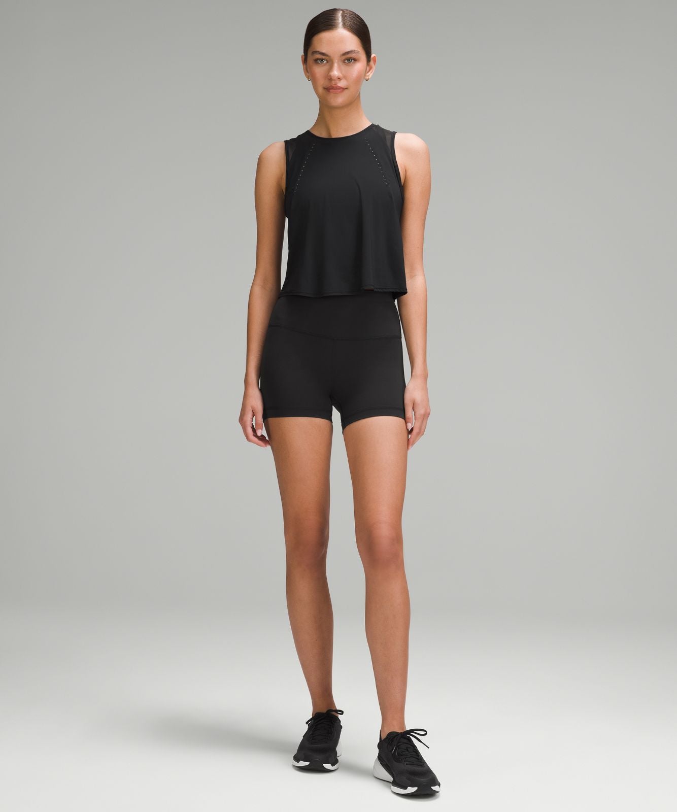 Wunder Train High-Rise Short 4" Black