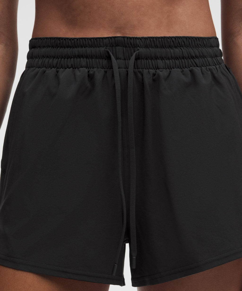 Pace Rival High-Rise Short 3" Black