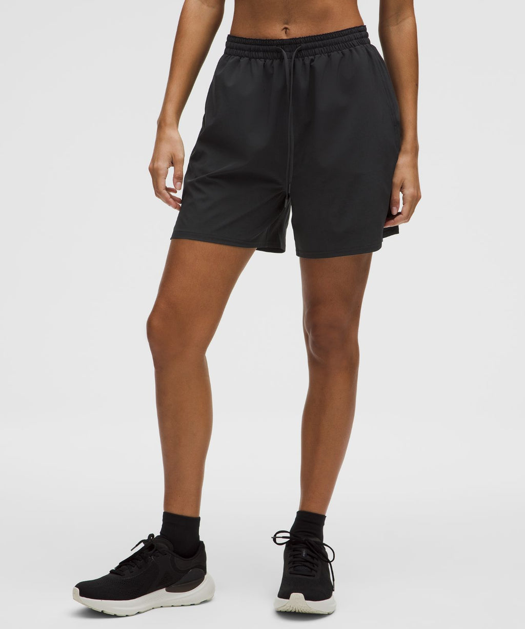 Pace Rival High-Rise Short 5" Black