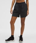 Pace Rival High-Rise Short 5" Black