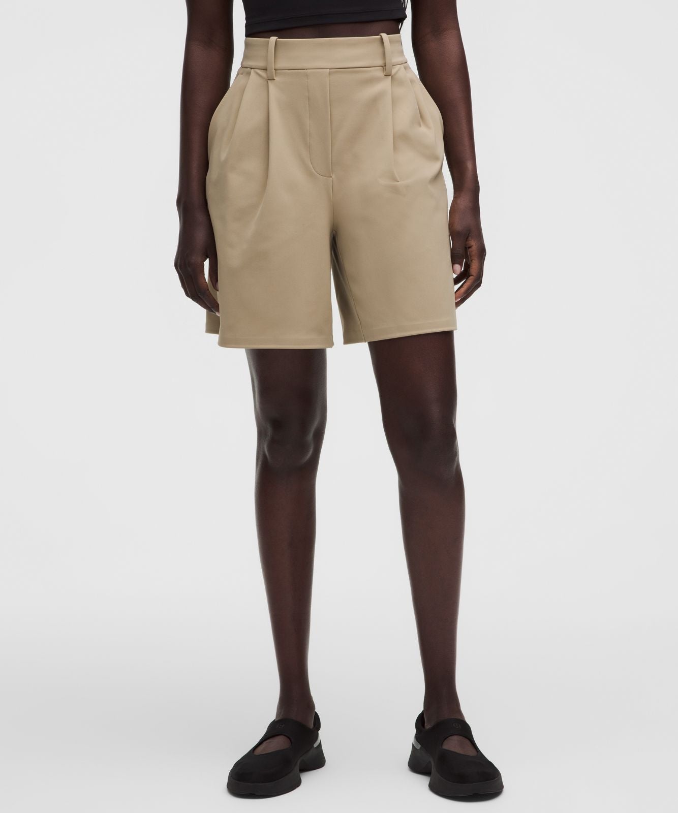 Daydrift Pleated High-Rise Short 7" Rumble Crumble