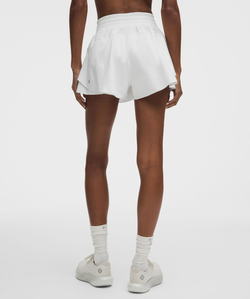 Shake It Out High-Rise Running Short 2.5" White