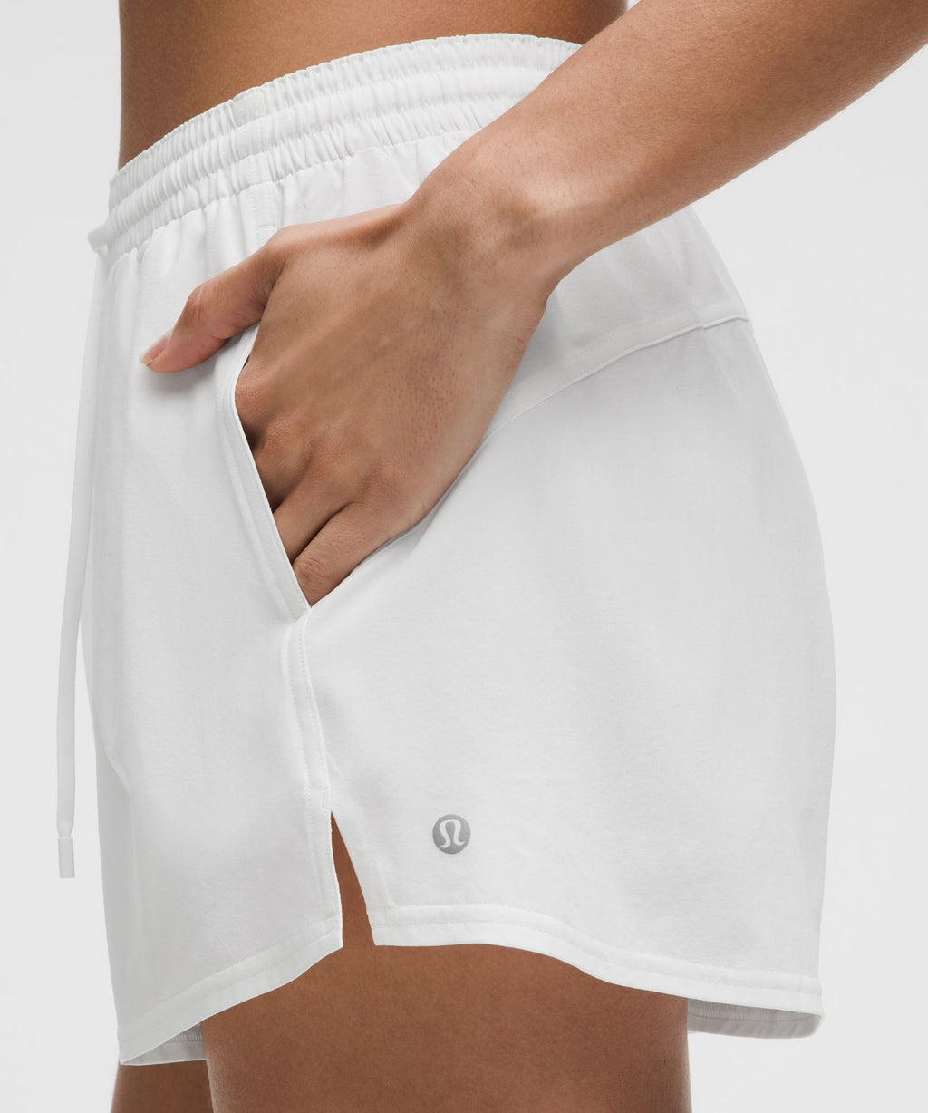 Pace Rival High-Rise Short 3" White