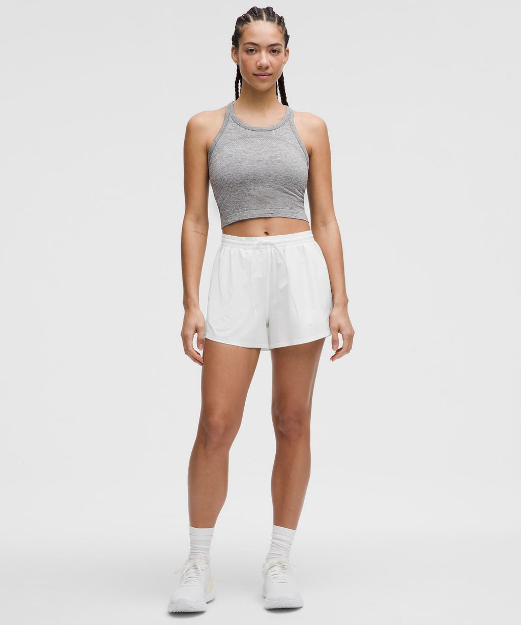 Pace Rival High-Rise Short 3" White