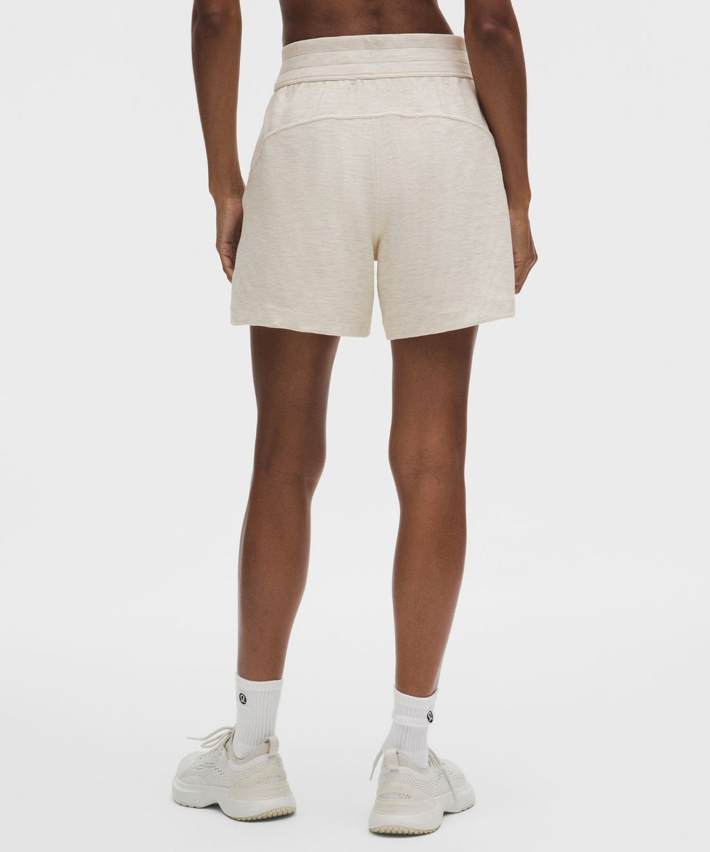 Scuba High-Rise Short 5" *Waffle Heathered Light Ivory