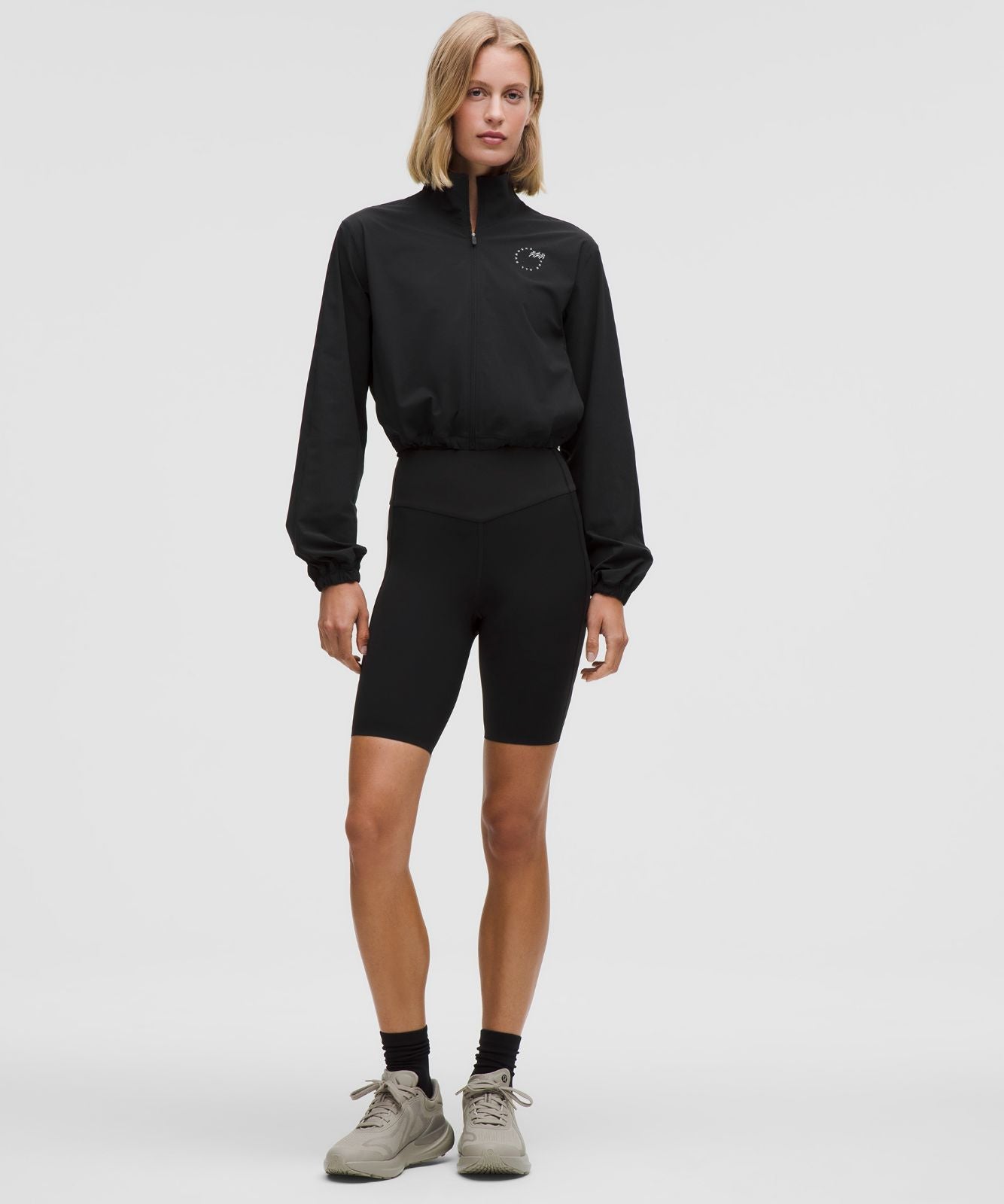 lululemon Go Further Super-High-Rise Race Short 8" Black