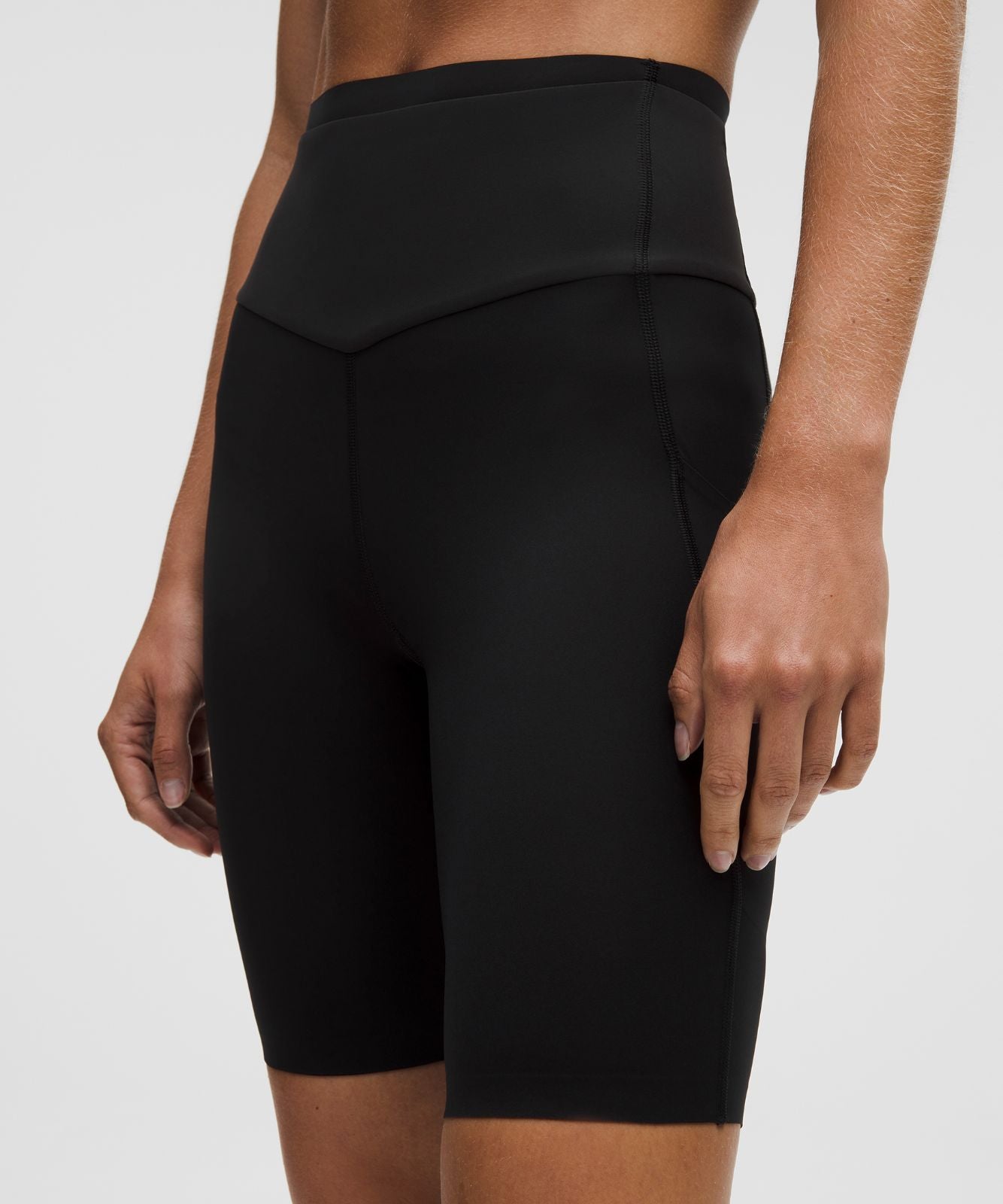 lululemon Go Further Super-High-Rise Race Short 8" Black