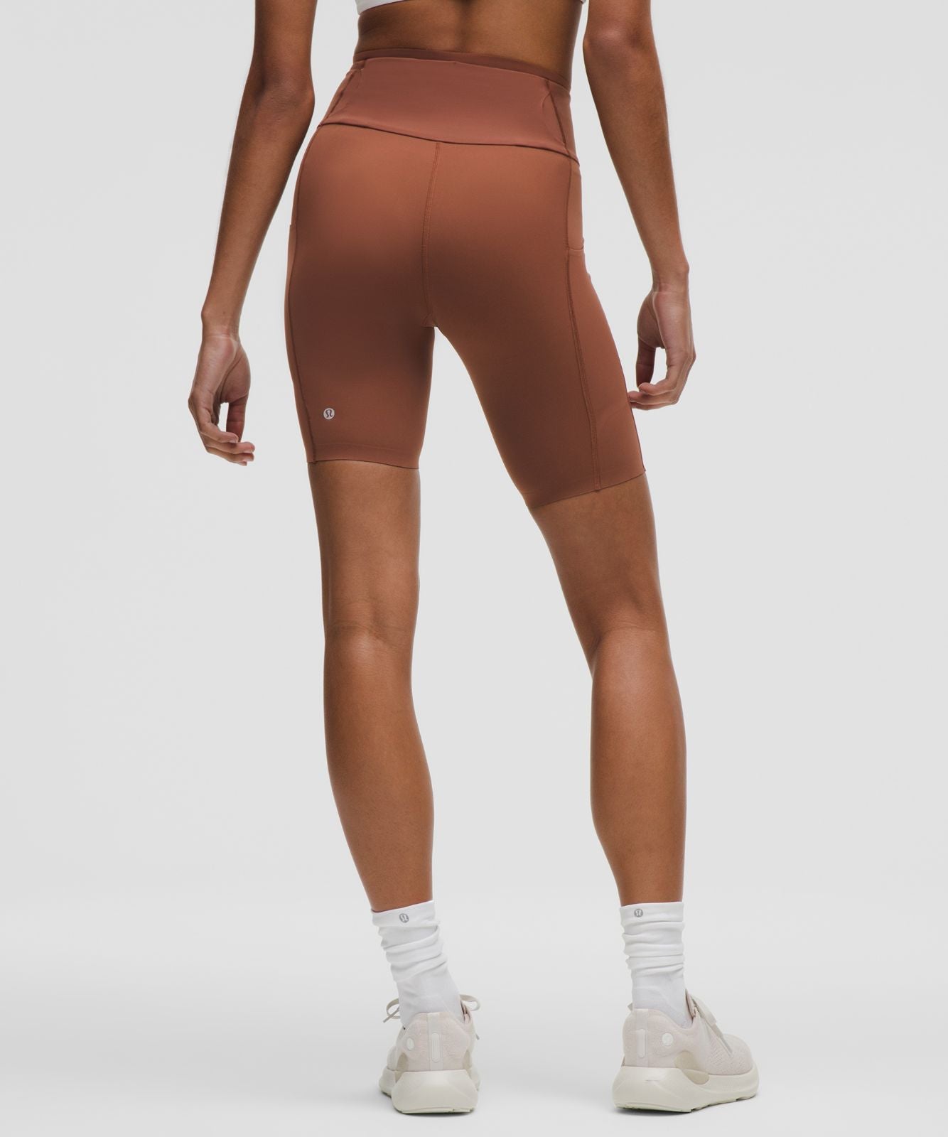 lululemon Go Further Super-High-Rise Race Short 8" Ancient Copper