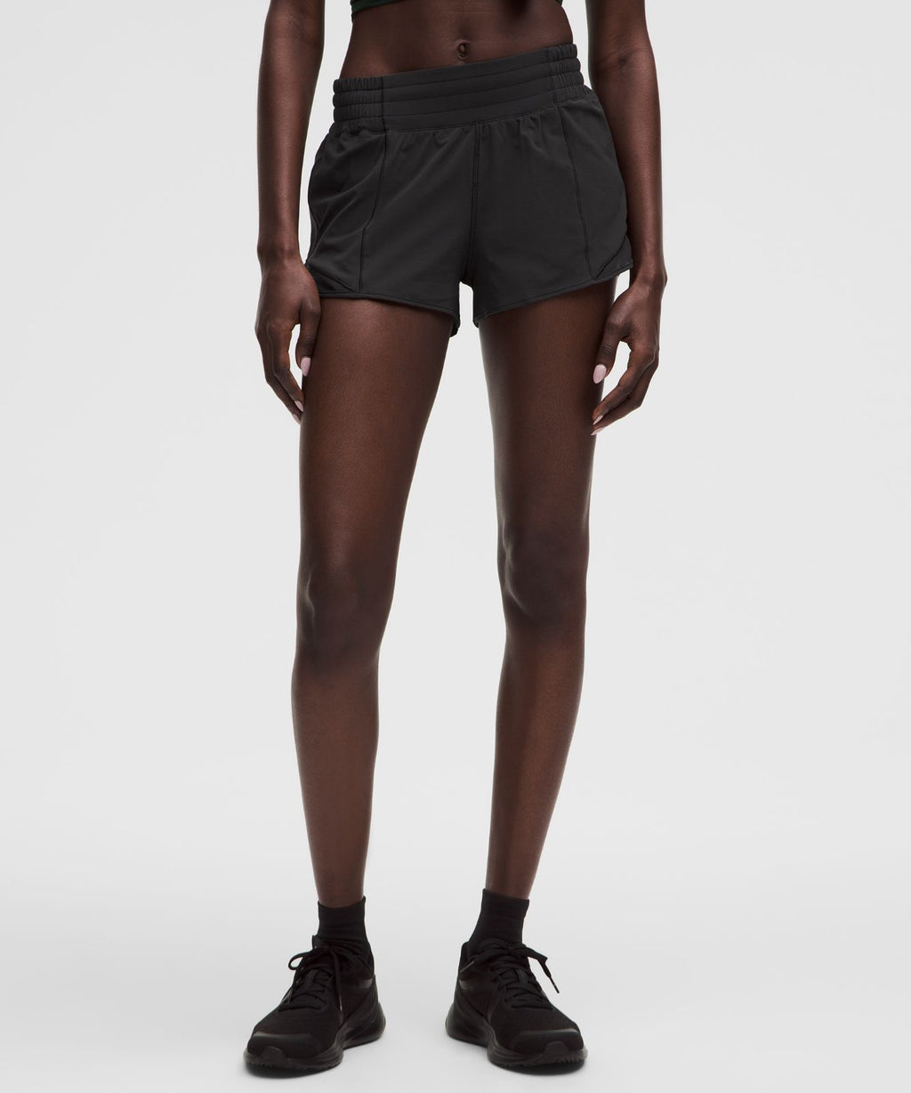 Hotty Hot High-Rise Lined Short 2.5" Black