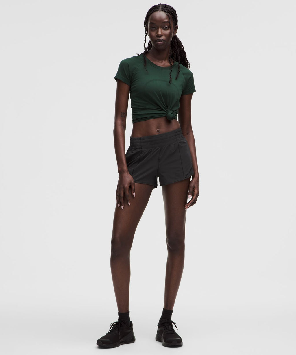 Hotty Hot High-Rise Lined Short 2.5" Black