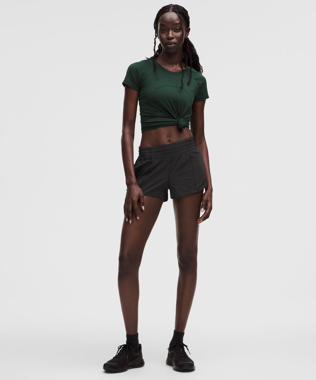 Hotty Hot High-Rise Lined Short 2.5" Black