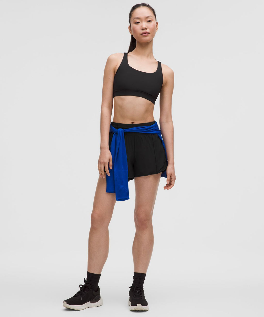 Hotty Hot High-Rise Lined Short 4" Black