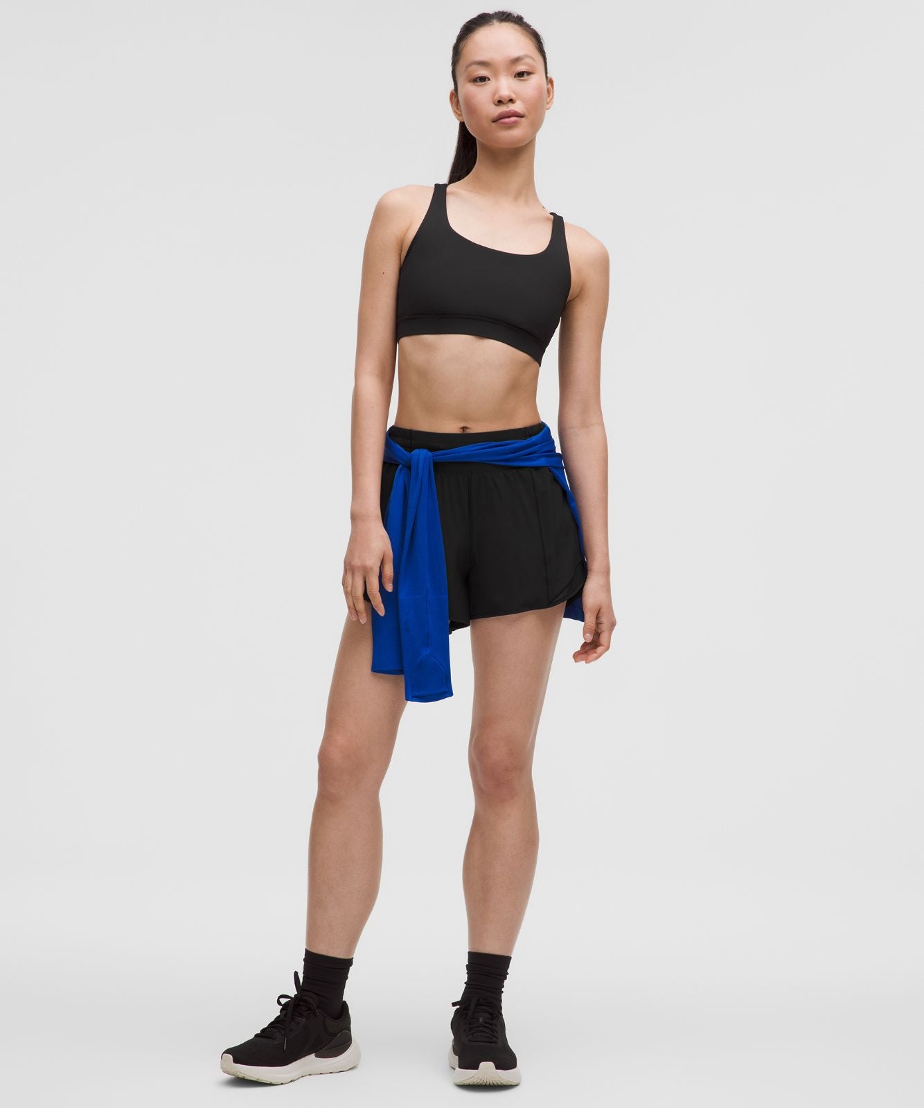 Hotty Hot High-Rise Lined Short 4" Black