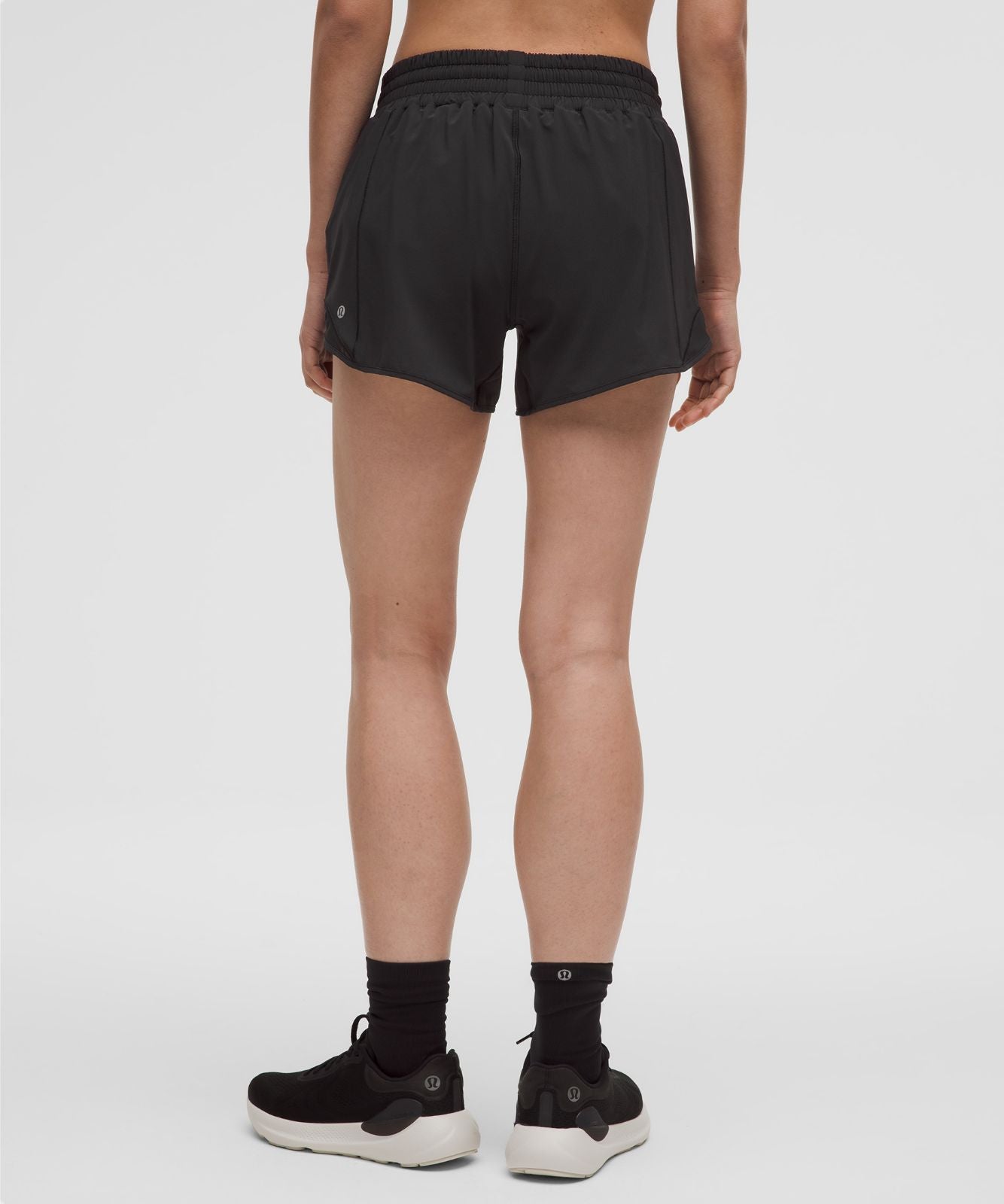 Hotty Hot High-Rise Lined Short 4" Black