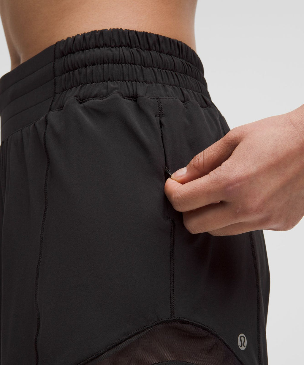 Hotty Hot High-Rise Lined Short 4" Black