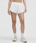 Swiftly Mid-Rise Short 3" White/White