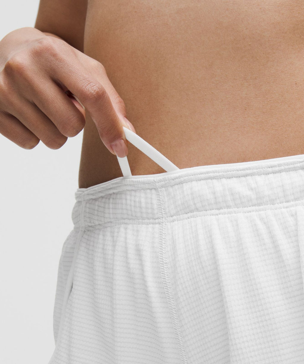 Swiftly Mid-Rise Short 3" White/White
