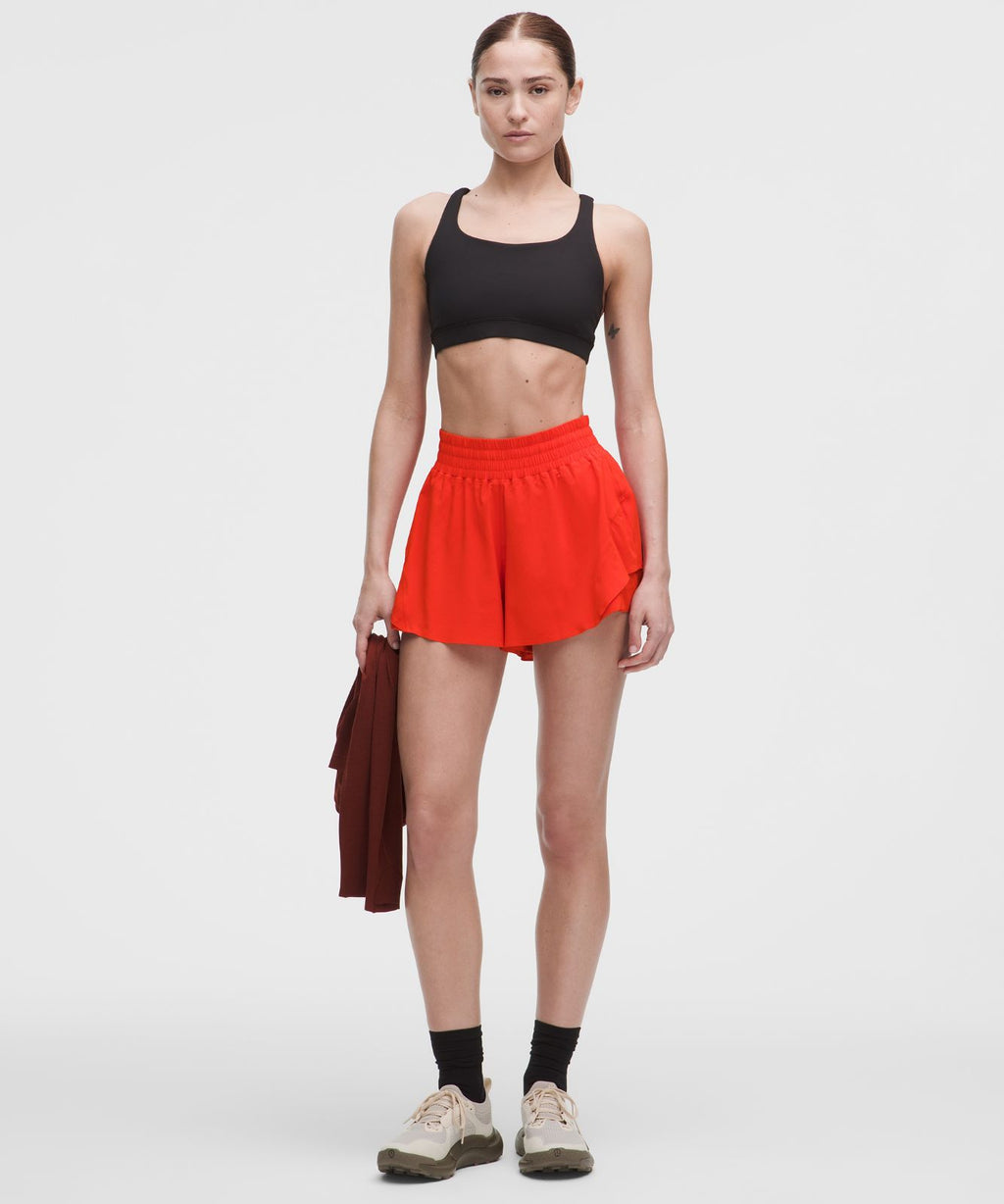 Shake It Out High-Rise Running Short 2.5" Cherry Ember