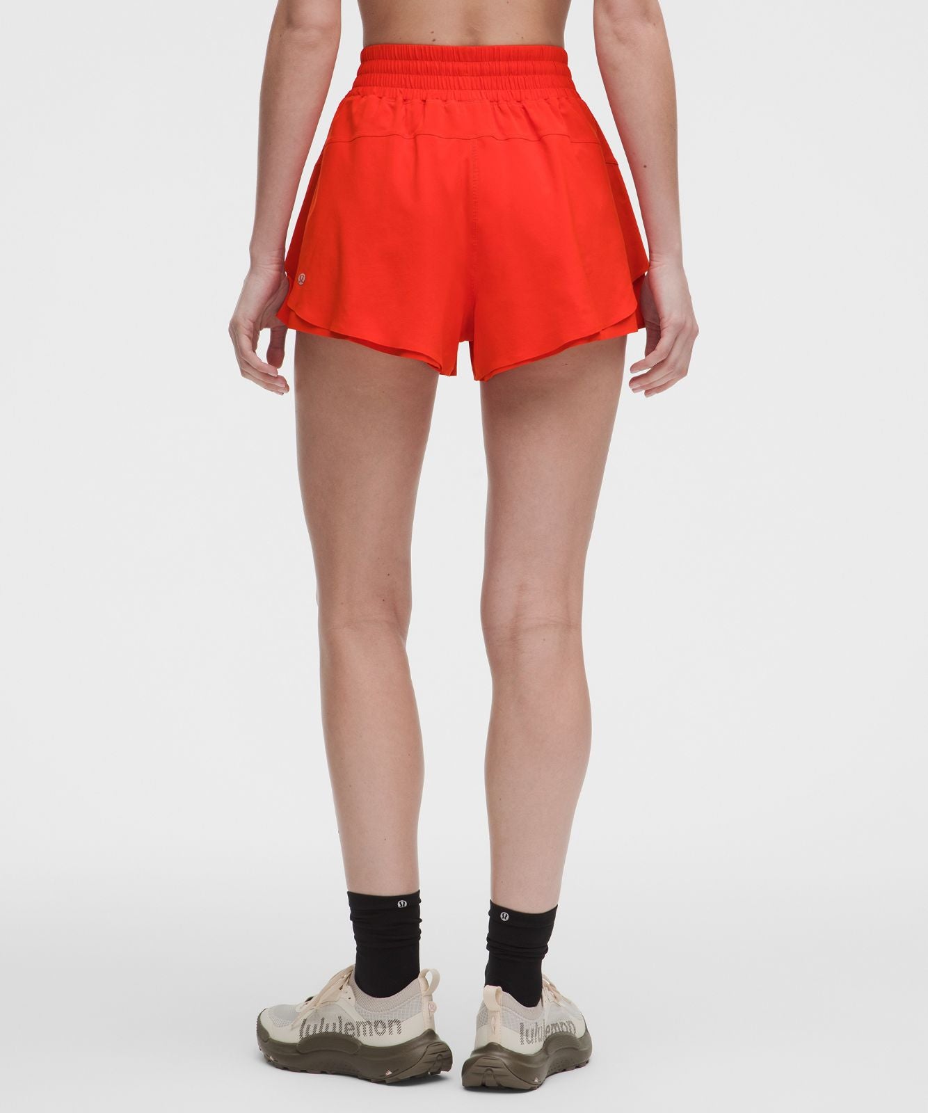Shake It Out High-Rise Running Short 2.5" Cherry Ember