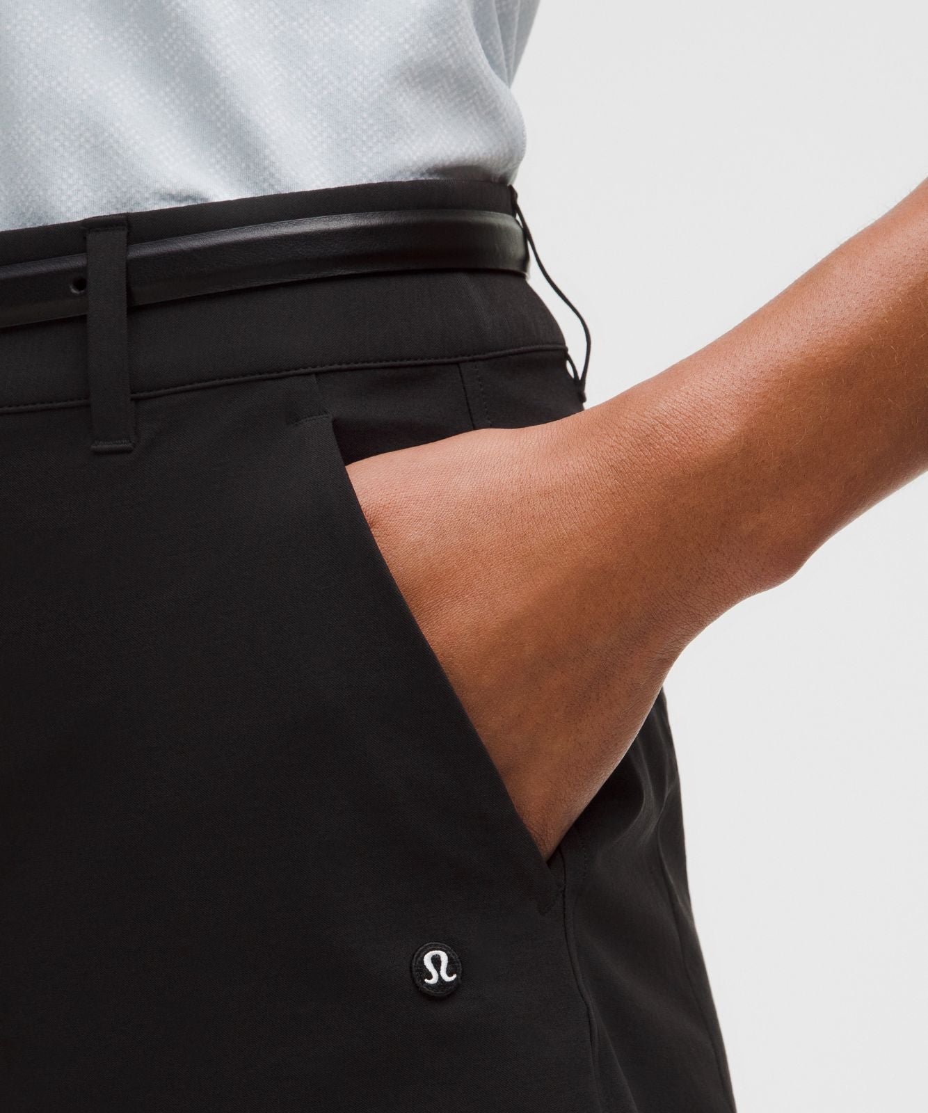 Stretch Twill Golf Short 5" Black