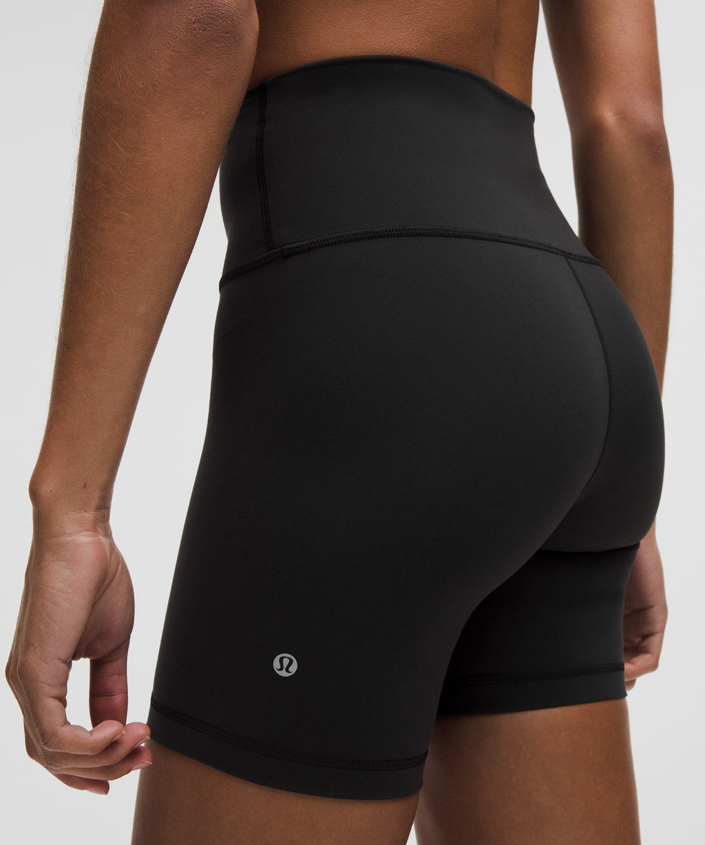 Wunder Train High-Rise Short 6" Black