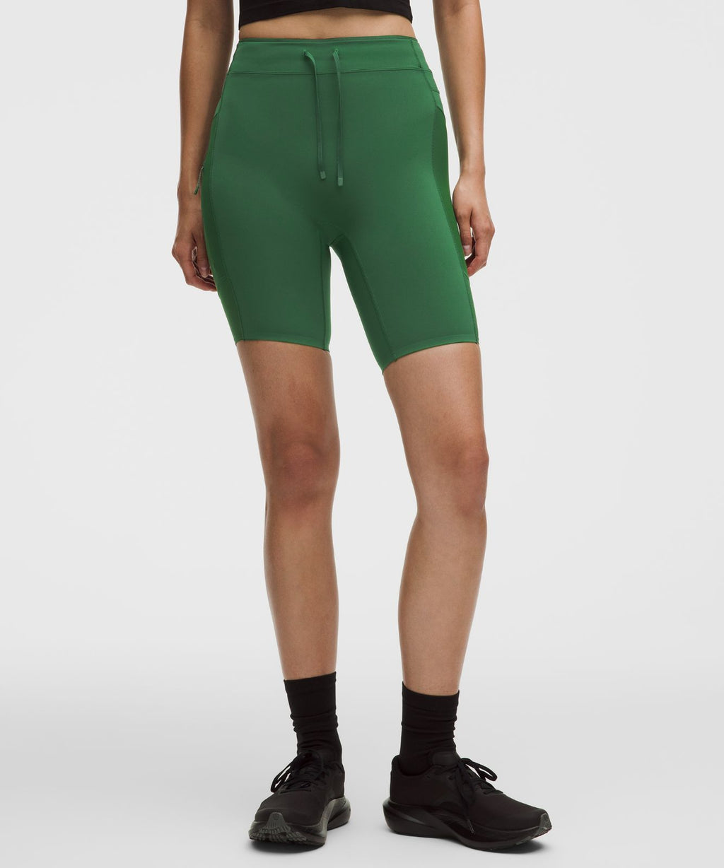 No Line High-Rise Running Short 8" Ivy Grove